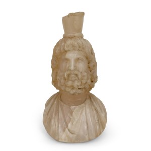 Alabaster bust of Serapis, late 18th–early 19th century