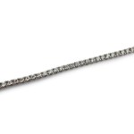 18kt white gold tennis bracelet with diamonds for ct. 2 approximately