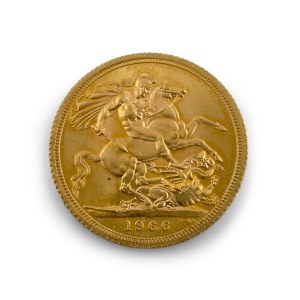 Gold sovereign, 1966