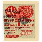 1 grosz, 1924, CA series, right half