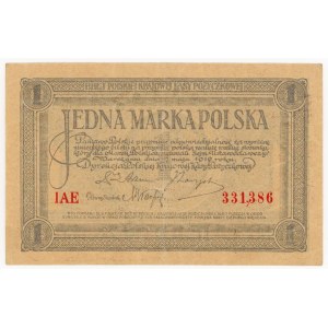 1 poľská marka z roku 1919, séria IAE