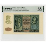 50 złotych, 1940, Series A, PMG 58