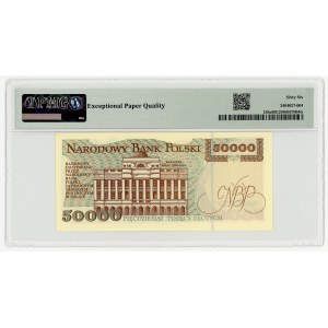 50,000 zlotys, 1993, T series, PMG 66 EPQ