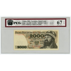 2 000 zlotých, 1977, séria E, PCG 67 EPQ