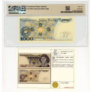 1,000 zlotys, 1982, ET series, Lucow Collection, PMG 65 EPQ