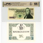 5,000 zlotys, 1982, rarer BU series, Lucow Collection, PMG 66 EPQ