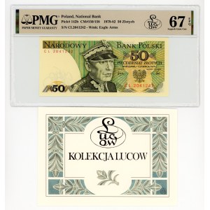 50 złotych 1979, rzadka seria CL, Kolekcja Lucow, PMG 67 EPQ