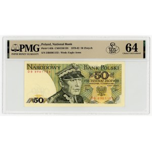 50 złotych 1982, DB series, PMG 64