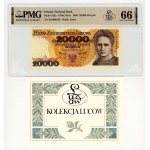 20,000 zlotys, 1989, K series, Lucow Collection, PMG 66 EPQ
