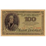 100 Polish marks, 1919, Series J