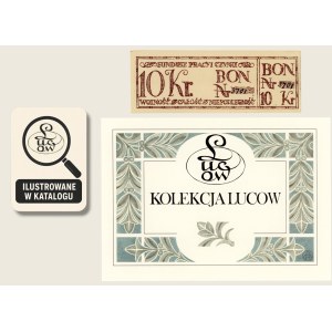 10 korún z roku 1916, číslo 3701, zbierka Lucow, ILUSTROVANÉ v katalógu