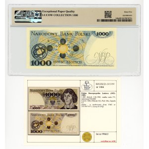 1,000 zlotys, 1982, rarer FY series, Lucow Collection, PMG 65 EPQ