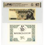 2,000 zlotys, 1979, AM series, Lucow Collection, PMG 67 EPQ