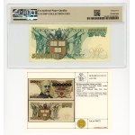 500,000 zlotys, 1990, very rare H series, Lucow Collection, L7, PMG 35 EPQ