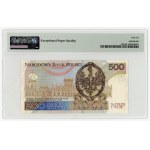 500 zlotych 2016, series AA 0002007, PMG 66 EPQ