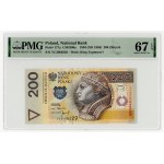 200 zlotych, 1994, YC replacement series, PMG 67 EPQ