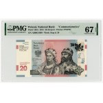 20 zlotych 2015, AB series, 1050th anniversary of the Baptism of Poland, PMG 67 EPQ