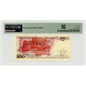 100 Złoty 1975, seltene Serie U, PMG 66 EPQ