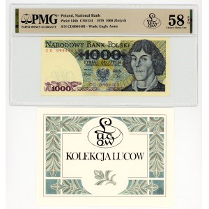 1,000 zlotys, 1979, rare CD series, Lucow Collection, PMG 58 EPQ