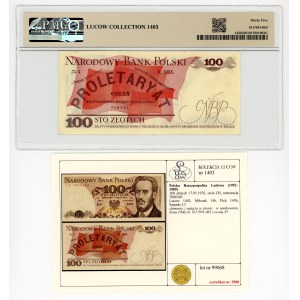 100 zlotych, 1976, CB series, Lucow Collection, PMG 35