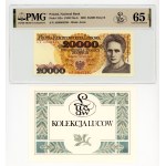 20,000 zlotys, 1989, AR series, Lucow Collection, PMG 65 EPQ