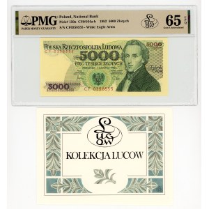 5.000 złotych 1982, seria CF, Kolekcja Lucow, PMG 65 EPQ