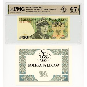 50 złotych 1988, HD series, Lucow Collection, PMG 67 EPQ