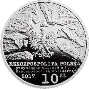 10 zlotych, 2017, 35th Anniversary of Fighting Solidarity