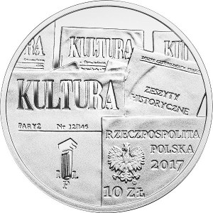 10 zlotych, 2017, 70th Anniversary of Parisian Culture