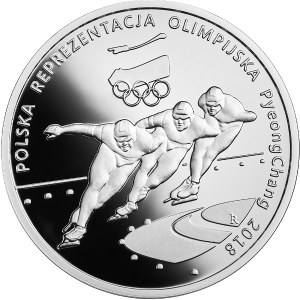 10 zlotych, 2018, Polish Olympic Team, PyeongChang