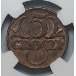 5 groszy, 1939, NGC MS 62 RB