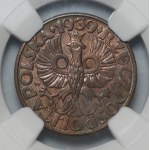 5 groszy, 1939, NGC MS 62 RB
