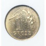 1 grosz, 1999, NGC MS 62