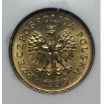1 grosz, 1999, NGC MS 62