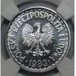1 zloty, 1983, NGC MS 65 PL