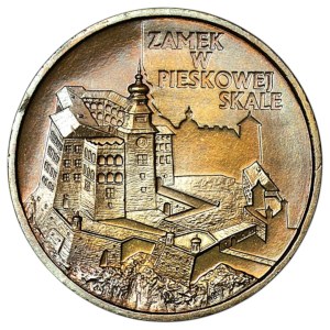 2 zloté z roku 1997, zámek v Pieskowej Skale