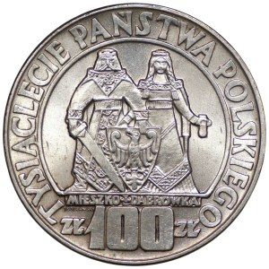 100 zlotych, 1966, Mieszko and Dąbrówka