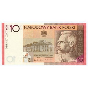 10 zlotých 2008, 90. výročie obnovenia nezávislosti Poľska