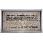 1.000 zloty 1941, ricostruzione del 2004 Krakowiak, serie MCSM 1057, certificato di Czesław Miłczak