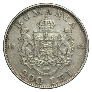 Rumunsko, 200 lei, 1942