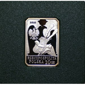 10 zlotych, 2010, Light Cavalryman of Emperor Napoleon's Guard