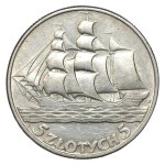 5 zlotych, 1936, Sailing Ship