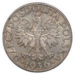 5 zlotych, 1936, Sailing Ship
