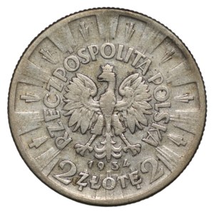 2 zlote, 1934, Józef Piłsudski