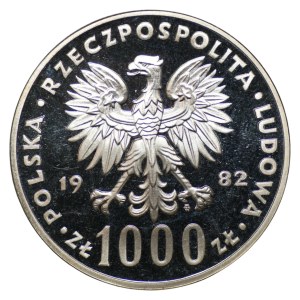 1.000 złotych 1982, Jan Paweł II, Próba