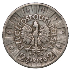 2 zlote, 1934, Józef Piłsudski