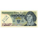 1,000 zlotys, 1975, Series A 0000000, SPECIMEN No. 1696*