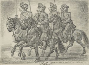 Zygmunt Kamiński (1888-1969), Kozacy w Warszawie - wspomnienie z 1905 r., 1962