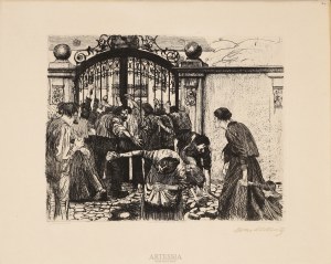 Käthe Kollwitz (1867-1945), Szturm, 1897