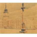 Unknown artist, Poland, 20th century, Triptych – Warsaw’s Old Town, early 20th century
